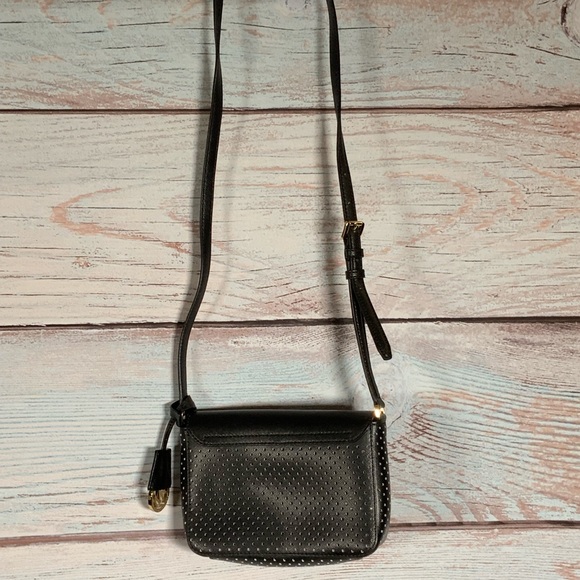 Michael Kors Black perforated crossbody bag NWOT - Picture 5 of 8